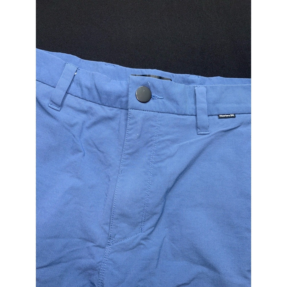 Hurley x Nike Dri-Fit Hybrid Walkshorts Chino Shorts Mens 32 Blue Flat Front - Picture 4 of 14
